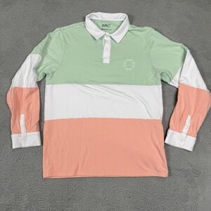 Eubi Rugby Style Shirt Color Block Bamboo Blend Size‎ XL